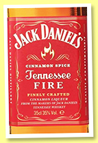 Jack Daniel's 'Tennessee Fire' (35%, OB, USA, Cinnamon Liqueur, +/-2022)