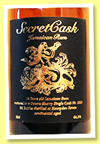 Jamaican Rum 12 yo (64.3%, Secret Cask, octave sherry cask finish, cask #1021, 2022) Jamaican Rum 12 yo (64.3%, Secret Cask, octave sherry cask finish, cask #1021, 2022)