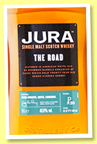 Jura 'The Road' (43.6%, OB, Cask PX20, +/-2022) Jura 'The Road' (43.6%, OB, Cask PX20, +/-2022)