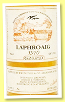 Laphroaig 1970/1986 (54%, Duthie's for Samaroli, 75cl, 720 bottles) Laphroaig 1970/1986 (54%, Duthie's for Samaroli, 75cl, 720 bottles)