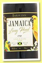 Long Pond 2007/2022 'ITP' (58.3%, Barikenn, Jamaica, 301 bottles) 