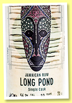 Long Pond 22 yo 2001/2023 'LPS' (56.3%, Wu Dram Clan, bourbon barrel, 101 bottles) 