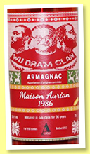 Maison Aurian 1986/2022 'Le Frêche' (50.8%, Wu Dram Clan, Bas-armagnac, 258 bottles) 