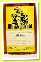 Millstone 5 yo 2017/2022 (54.7%, Whisky Druid for Kirsch Import, 1st fill oloroso sherry, cask #170446, 284 bottles) 