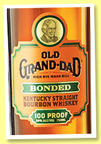 Old Grand-Dad '100 Proof Bonded' (50%, OB, USA, Kentucky Straight Bourbon Whisky, +/-2022)