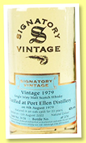 Port Ellen 23 yo 1979/2002 (43%, Signatory Vintage, cask #5151, 376 bottles)