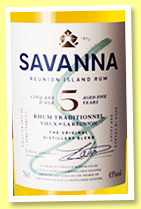 Savanna 5 yo (43%, OB, La Réunion, +/-2021)