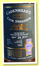 Springbank 14 yo 2007/2022 (54.9%, Cadenhead, Authentic Collection, bourbon barrel, 198 bottles) Springbank 14 yo 2007/2022 (54.9%, Cadenhead, Authentic Collection, bourbon barrel, 198 bottles)