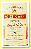 Strathmill 20 yo 1995/2016 (52.7%, Cadenhead, Wine Cask, château 'Lafitte', 258 bottles) Strathmill 20 yo 1995/2016 (52.7%, Cadenhead, Wine Cask, château 'Lafitte', 258 bottles)