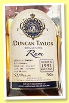 T.D.L. 25 yo 1991/2017 (52.1%, Duncan Taylor, Trinidad, cask #2466, 296 bottles) 