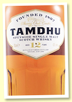 Tamdhu 12 yo (43%, OB, -/+ 2022) Tamdhu 12 yo (43%, OB, -/+ 2022)