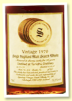 Tamdhu 26 yo 1970/1996 (51.5%, Signatory Vintage, cask #373, sherry butt, 390 bottles) Tamdhu 26 yo 1970/1996 (51.5%, Signatory Vintage, cask #373, sherry butt, 390 bottles)