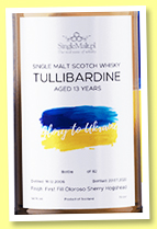 Tullibardine 13 yo 2006/2020 'Glory to Ukraine' (54.1%, SingleMalt.pl, 1st fill oloroso sherry hogshead) 