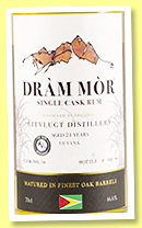 Uitvlugt 24 yo 1997/2022 (46.6%, Dràm Mor, Guyana, cask #14, 141 bottles) Uitvlugt 24 yo 1997/2022 (46.6%, Dràm Mor, Guyana, cask #14, 141 bottles)