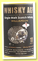 Williamson 11 yo 2011/2022 (59.8%, Whisky AGE, barrel, cask #425, 206 bottles) Williamson 11 yo 2011/2022 (59.8%, Whisky AGE, barrel, cask #425, 206 bottles)