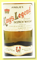 Ainslie's King's Legend 'Old Special' (no ABV, OB, UK, blend, dark brown glass, +/-1950) 