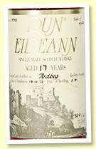 Ardbeg 17 yo 1973/1991 (55.4%, Dun Eideann, Donato Import, cask #3933, sherry, 450 bottles)