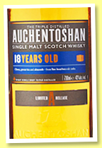 Auchentoshan 18 yo (43%, OB, +/-2023) 