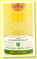 Aultmore 10 yo 'Discovery' (Gordon & MacPhail, bourbon cask, +/-2021) Aultmore 10 yo 'Discovery' (Gordon & MacPhail, bourbon cask, +/-2021)