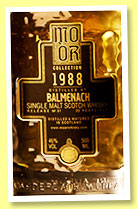 Balmenach 23 yo 1988/2011 (46%, Mo Or Collection, bourbon hogshead, cask #1150, 440 bottles)