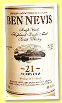 Ben Nevis 21 yo 1996 (48.8%, OB, for UK, cask #1407, +/-2017) Ben Nevis 21 yo 1996 (48.8%, OB, for UK, cask #1407, +/-2017)