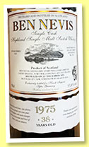 Ben Nevis 38 yo 1975/2014 (53.8%, OB, for Kirsch Import, bourbon hogshead, cask #941) Ben Nevis 38 yo 1975/2014 (53.8%, OB, for Kirsch Import, bourbon hogshead, cask #941)