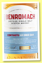 Benromach 2012/2023 'Air Dried Oak' (46%, OB, Contrasts, first fill)