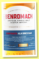 Benromach 2012/2023 'Kiln Dried Oak' (46%, OB, Contrasts, first fill, 2023) 