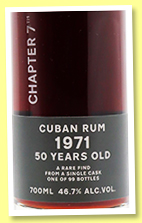 Cuban Rum 50 yo 1971/2021 (46.7%, Chapter 7, Cuba, 99 bottles)