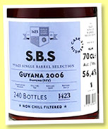 Diamond 15 yo 2006/2021 'REV' (56.4%, S.B.S, cask #1423, 240 bottles) Diamond 15 yo 2006/2021 'REV' (56.4%, S.B.S, cask #1423, 240 bottles)