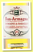 Domaine de Baraillon 2011/2021 'Folle Blanche' (49%, OB, Bas-armagnac) Domaine de Baraillon 2011/2021 'Folle Blanche' (49%, OB, Bas-armagnac)