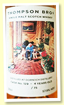 Dornoch 4 yo 2018/2023 (57.9%, OB, cask #129, 75 bottles)
