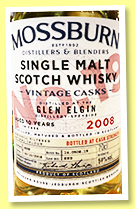 Glen Elgin 10 yo 2008/2018 (59%, Mossburn, No.19, hogshead, batch #14.0518.19) Glen Elgin 10 yo 2008/2018 (59%, Mossburn, No.19, hogshead, batch #14.0518.19)