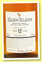 Glen Elgin 12 yo (43%, OB, +/-2022) Glen Elgin 12 yo (43%, OB, +/-2022)