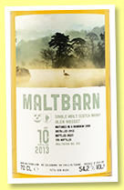 Glen Mosset 10 yo 2013/2023 (54.2%, Maltbarn, bourbon, 135 bottles)