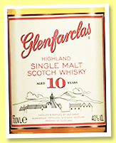 Glenfarclas 10 yo (40%, OB, +/-2023)