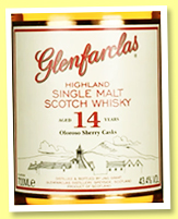 Glenfarclas 14 yo 'Oloroso Sherry Cask' (43.4%, OB, 2022)