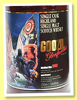Glenfarclas 29 yo 1992/2021 'Godzilla' (54.6%, OB for Whisky Mews, Hideo Yamaoka, Japan, 1st fill sherry butt, cask #2910, 541 bottles)
