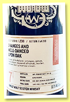 Glenfarclas 7 yo 2013/2021 (60.6%, Scotch Malt Whisky Society, 1st fill PX hogshead, #1.238, 'Oranges and Well-Danced Upon Oak', 213 bottles) Glenfarclas 7 yo 2013/2021 (60.6%, Scotch Malt Whisky Society, 1st fill PX hogshead, #1.238, 'Oranges and Well-Danced Upon Oak', 213 bottles)