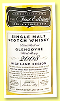 Glengoyne 14 yo 2008/2022 (55.1%, Hunter Laing, First Editions, refill barrel, cask #HL9265, 223 bottles) 