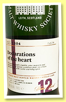 Glenlivet 12 yo 2004/2016 (58.1%, Scotch Malt Whisky Society, #2.104, Declaration of the heart, refill bourbon barrel, 216 bottles) 