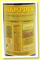 Hampden Estate 8 yo (46%, OB, Jamaica, +/-2023) 