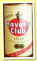 Havana Club 'Anejo Reserva' (40%, OB, Cuba, 1980s)