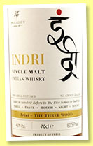 Indri 'Trini - The Threewood' (46%, OB, India, 2022) Indri 'Trini - The Threewood' (46%, OB, India, 2022)