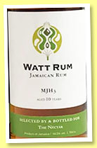 Jamaican Rum 10 yo 'MJH3' (56.5%%, Watt Rum, Belgian Exclusive, The Nectar, barrel, 2023) Jamaican Rum 10 yo 'MJH3' (56.5%%, Watt Rum, Belgian Exclusive, The Nectar, barrel, 2023)