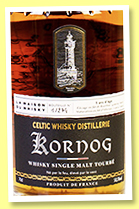 Kornog 5 yo (58.5%, OB, for La Maison du Whisky, oloroso finish, 274 bottles, 2023) 