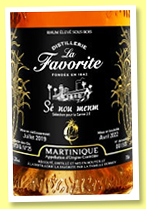 La Favorite 2019/2022 'Cuvée Sé nou menm' (51.2%, OB, Martinique, 500 bottles)