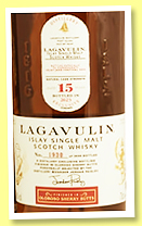 Lagavulin 15 yo 'Islay Jazz Festival 2023' (53.9%, OB, Distillery Exclusive, oloroso sherry butt finish, 3,000 bottles) Lagavulin 15 yo 'Islay Jazz Festival 2023' (53.9%, OB, Distillery Exclusive, oloroso sherry butt finish, 3,000 bottles)
