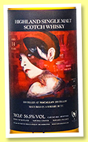 Macallan 14 yo 2008/2022 (56.5%, Whiskyfind Japan for Chagata Park, sherry, cask #2022, 340 bottles)