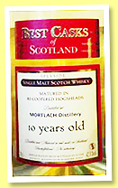 Mortlach 10 yo (42.5%, Jean Boyer, Best Casks of Scotland, Re-coopered hogsheads, 1,000 bottles, +/-2015)